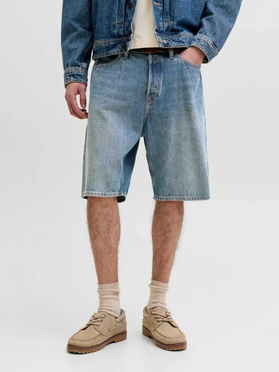 Jack Jones Alex Classıc Baggy Fit Erkek Jean Şort 12269532 - 1