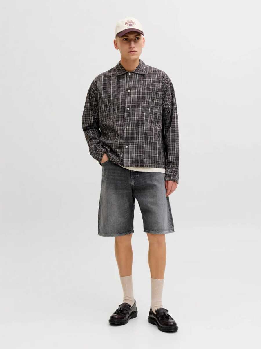 Jack Jones Alex Classıc Baggy Fit Erkek Jean Şort 12269532 - 2