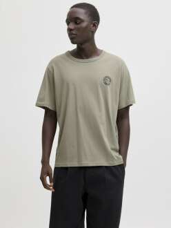 Jack Jones Allıan Relax Fit Bisiklet Yaka Erkek Tişört 12288107
