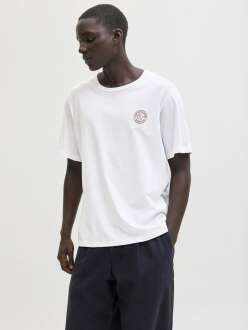 Jack Jones Allıan Relax Fit Bisiklet Yaka Erkek Tişört 12288107