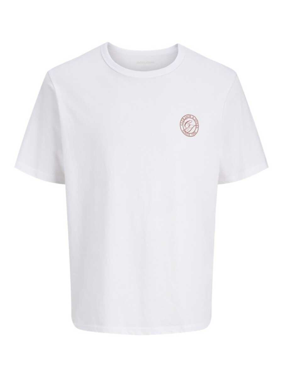 Jack Jones Allıan Relax Fit Bisiklet Yaka Erkek Tişört 12288107 - 5