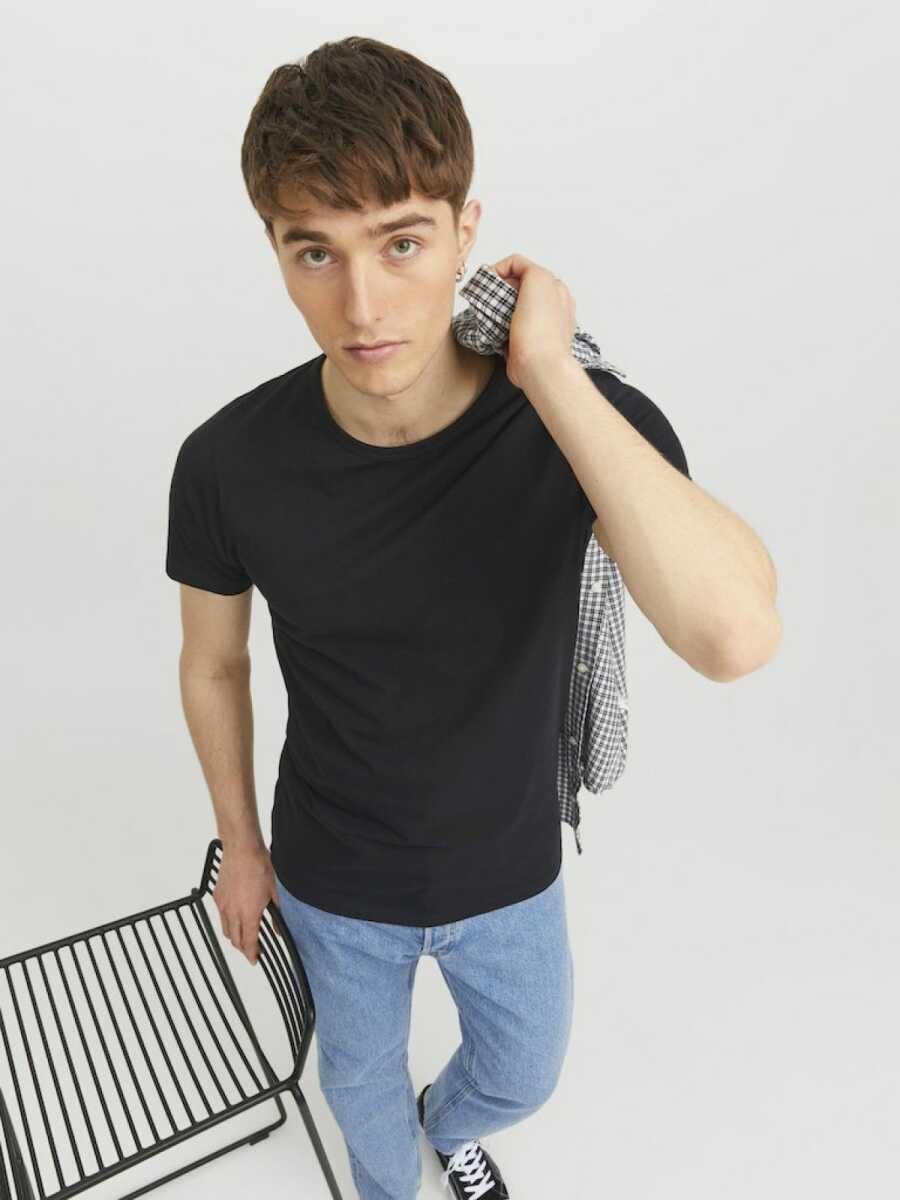 Jack Jones Basıc Strec Fit Erkek Tişört 12058529 - 5