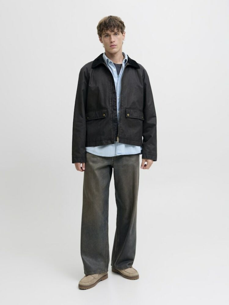 Jack Jones Bedford Waxed Erkek Ceket 12287647 (1)