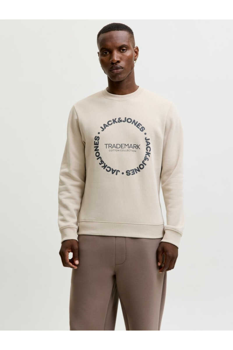 Jack Jones Benson Regular Fit Bisiklet Yaka Erkek Sweat 12298497 - 1