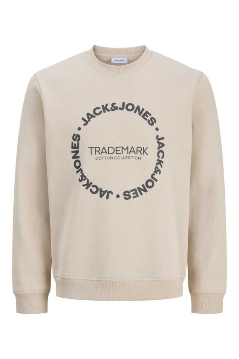 Jack Jones Benson Regular Fit Bisiklet Yaka Erkek Sweat 12298497 - 5