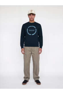 Jack Jones Benson Regular Fit Bisiklet Yaka Erkek Sweat 12298497 