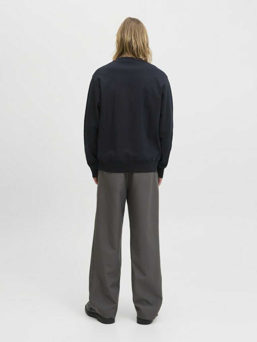 Jack Jones Blachad Brandıng Bisiklet Yaka Erkek Sweat 12261386 - 4