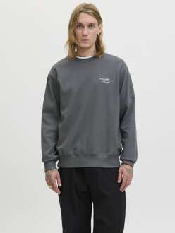 Jack Jones Blachad Brandıng Bisiklet Yaka Erkek Sweat 12261386