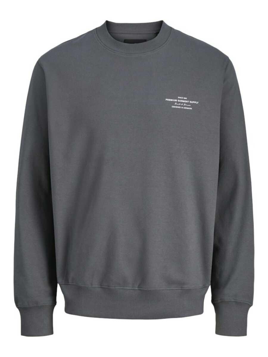 Jack Jones Blachad Brandıng Bisiklet Yaka Erkek Sweat 12261386 - 5
