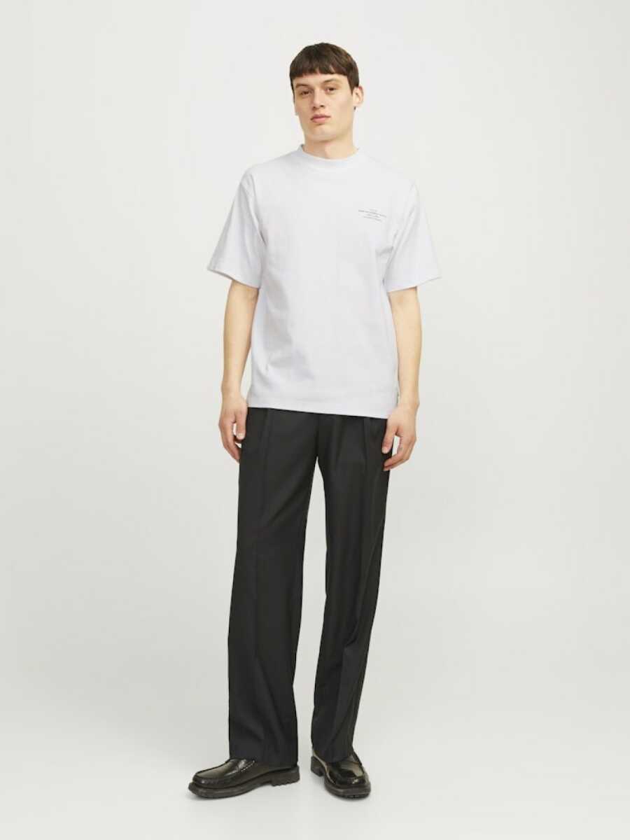 Jack Jones Blachad Brandıng Erkek Tişört 12259357 - 4
