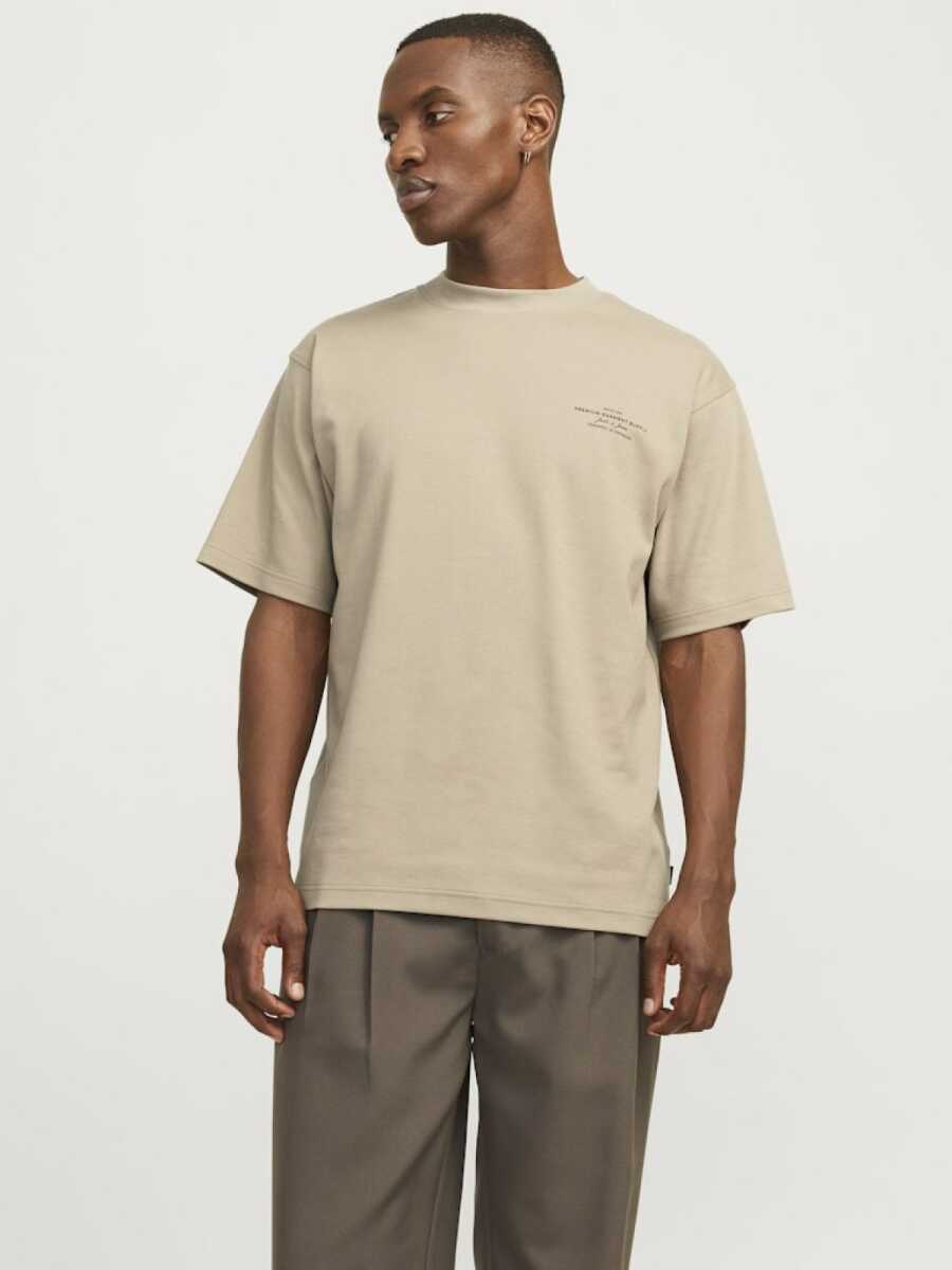 Jack Jones Blachad Brandıng Erkek Tişört 12259357 - 3