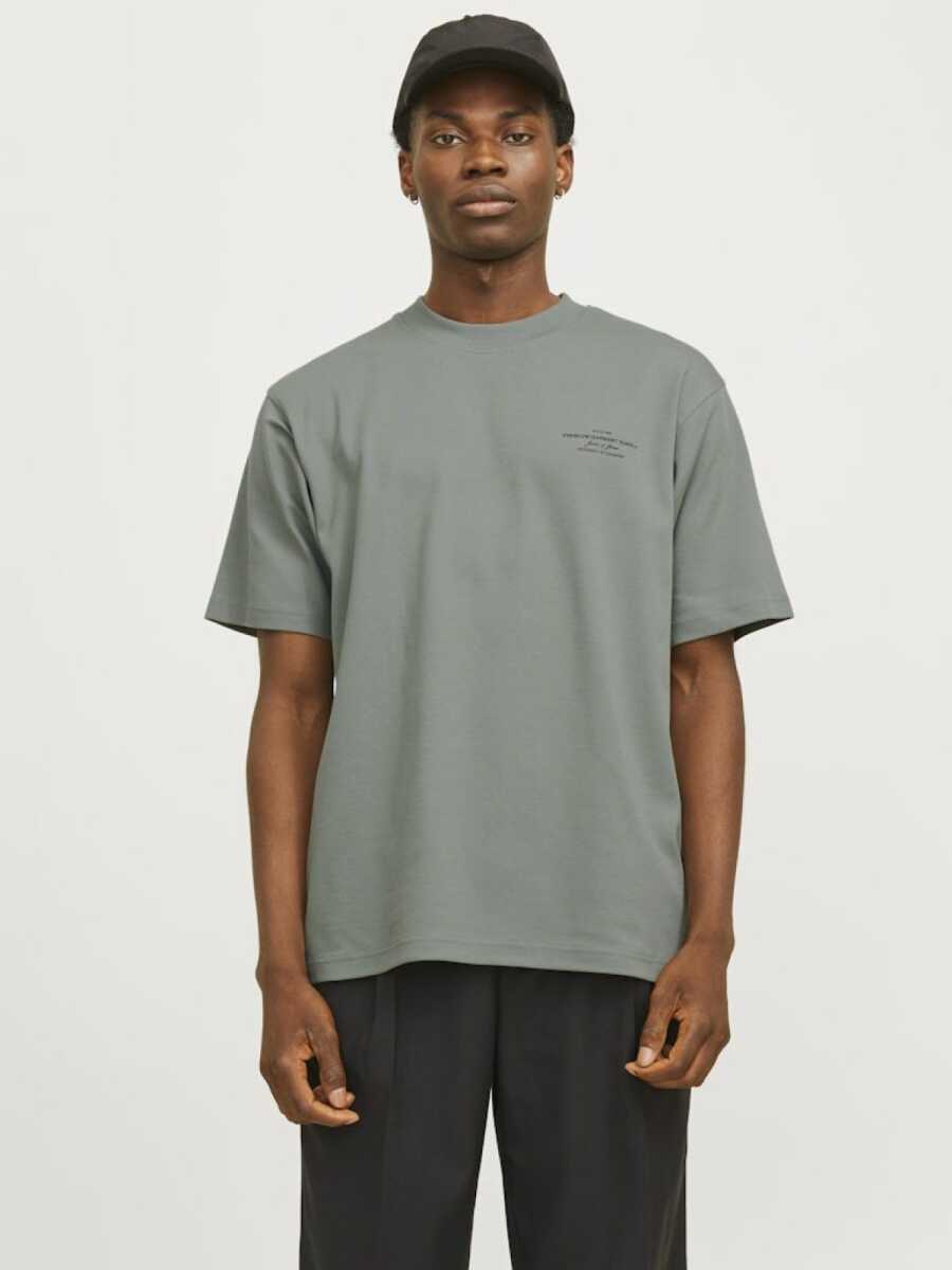 Jack Jones Blachad Brandıng Erkek Tişört 12259357 - 2