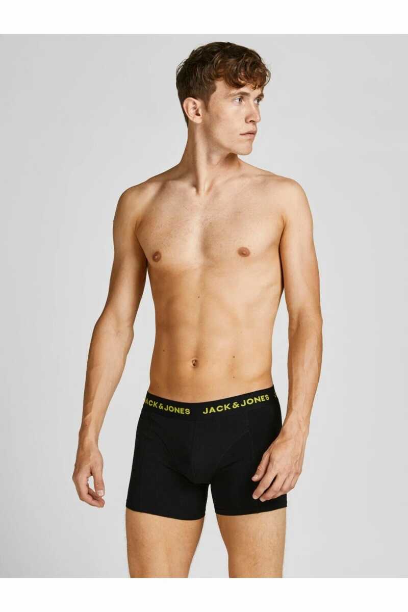 Jack Jones Black 5 Li Paket Erkek Boxer 12167028 - 3