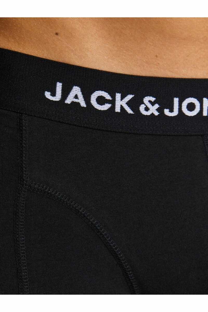 Jack Jones Black 5 Li Paket Erkek Boxer 12167028 - 4