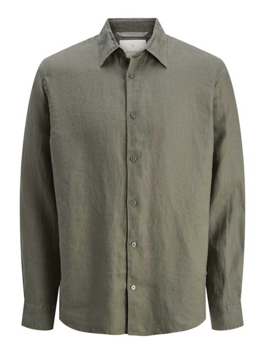 Jack Jones Blalawrence Relax Fit Keten Erkek Gömlek 12273907 - 1