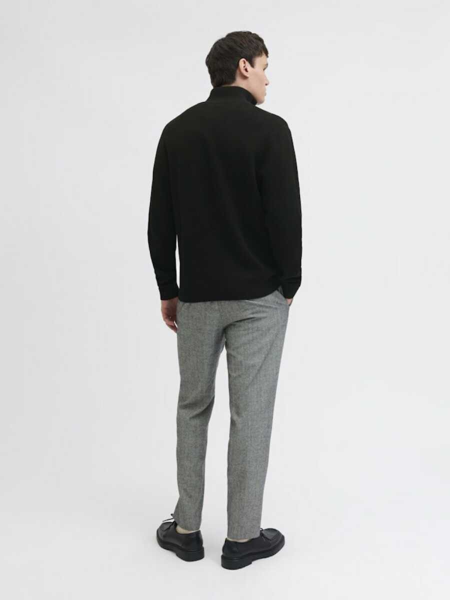 Jack Jones Blamılano Fermuarlı YakaRelax Fit Erkek Kazak 12259664 - 4