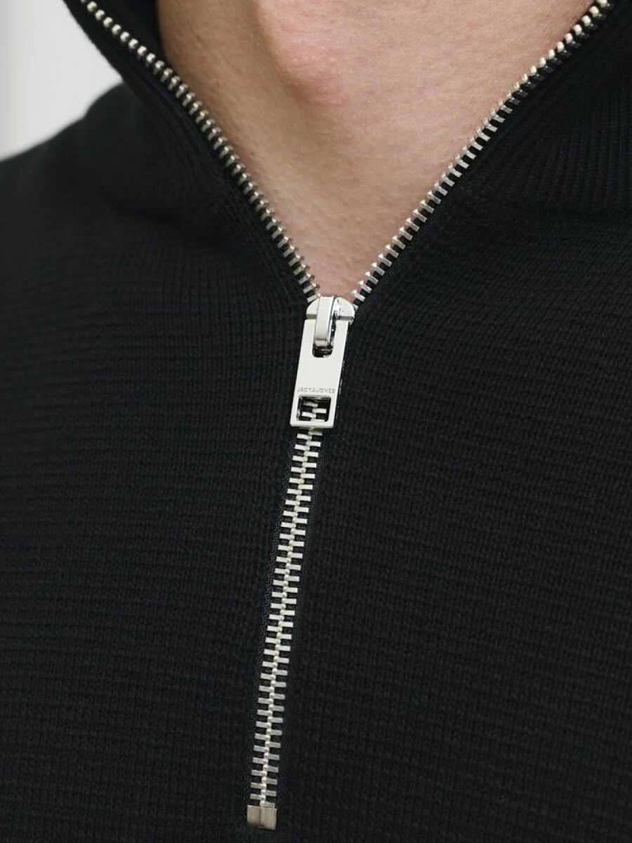 Jack Jones Blamılano Fermuarlı YakaRelax Fit Erkek Kazak 12259664 - 6