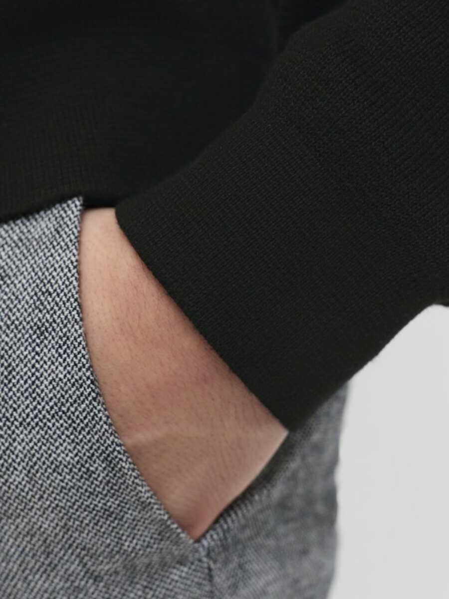Jack Jones Blamılano Fermuarlı YakaRelax Fit Erkek Kazak 12259664 - 7