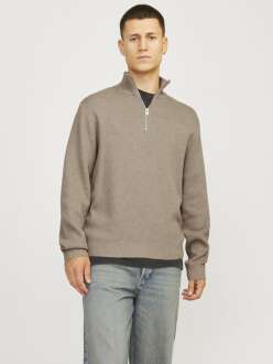 Jack Jones Blamılano Fermuarlı YakaRelax Fit Erkek Kazak 12259664