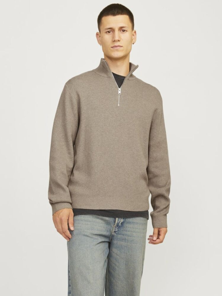 Jack Jones Blamılano Fermuarlı YakaRelax Fit Erkek Kazak 12259664