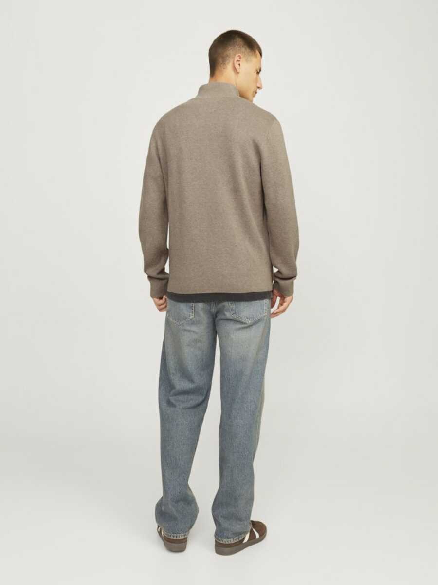 Jack Jones Blamılano Fermuarlı YakaRelax Fit Erkek Kazak 12259664 - 4