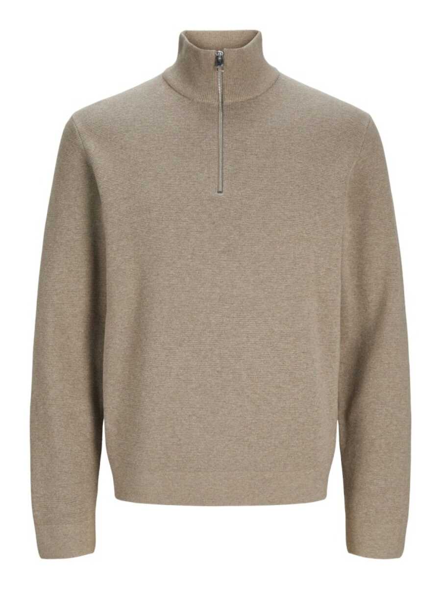 Jack Jones Blamılano Fermuarlı YakaRelax Fit Erkek Kazak 12259664 - 5