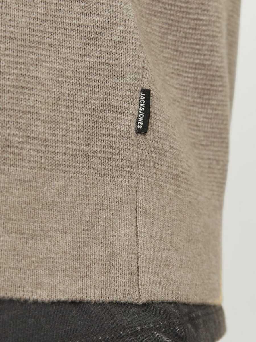 Jack Jones Blamılano Fermuarlı YakaRelax Fit Erkek Kazak 12259664 - 6