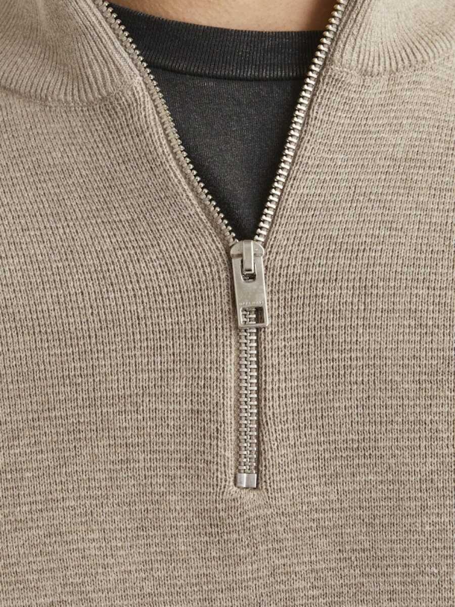 Jack Jones Blamılano Fermuarlı YakaRelax Fit Erkek Kazak 12259664 - 7