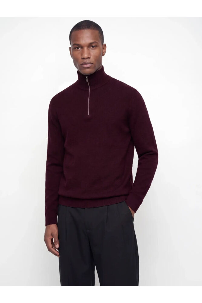 Jack Jones Blamılano Fermuarlı YakaRelax Fit Erkek Kazak 12259664