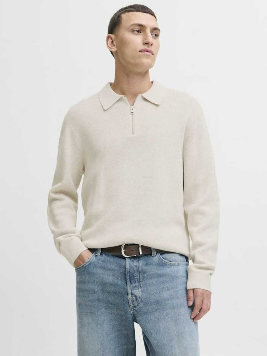 Jack Jones Blamılano Polo Yaka Relax Fit Erkek Kazak 12281743 - 1