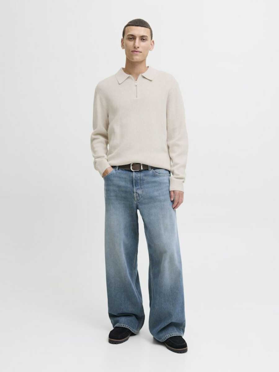 Jack Jones Blamılano Polo Yaka Relax Fit Erkek Kazak 12281743 - 2