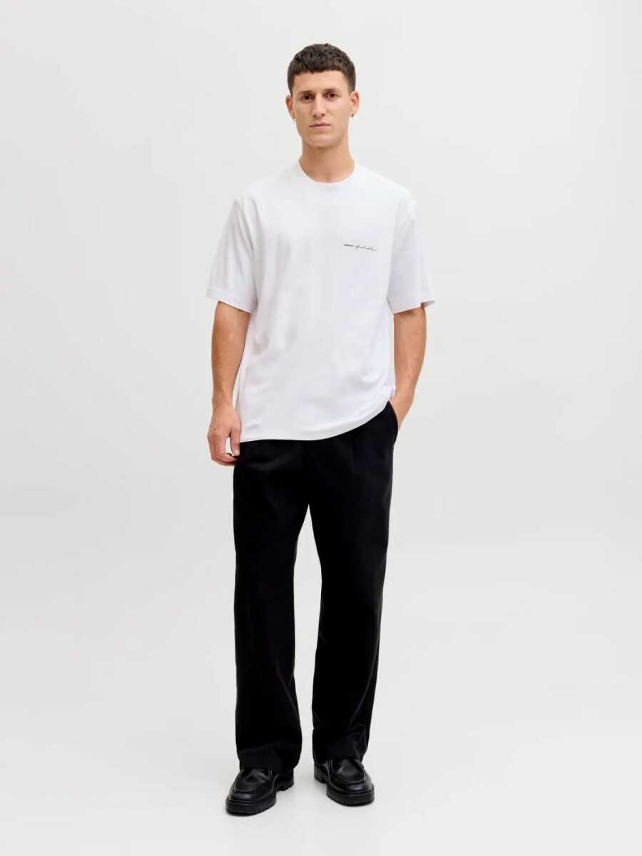Jack Jones Blaowen Relax Fit Erkek Tişört 12292397 - 2