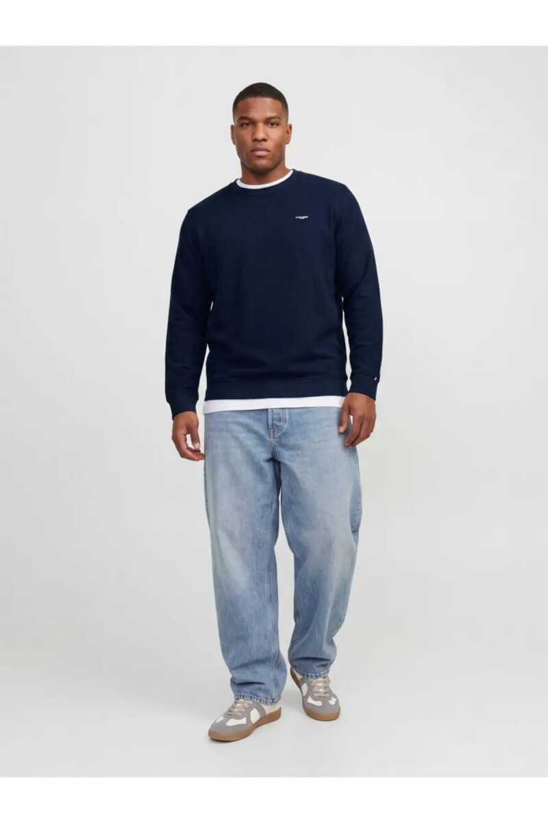 Jack Jones Blualves Strure Büyük Beden Erkek Sweat 12303454 - 2