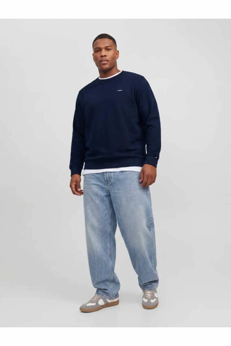 Jack Jones Blualves Strure Büyük Beden Erkek Sweat 12303454 - 3