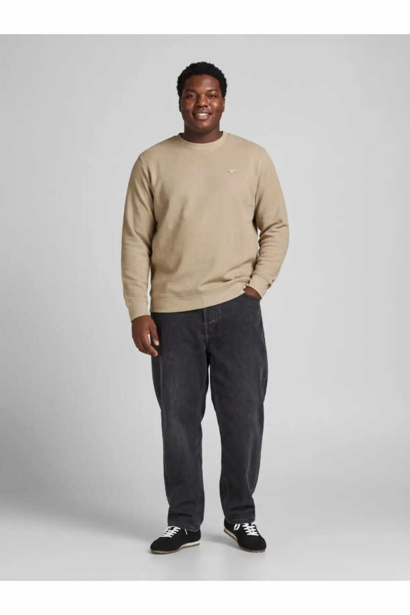 Jack Jones Blualves Strure Büyük Beden Erkek Sweat 12303454 - 3