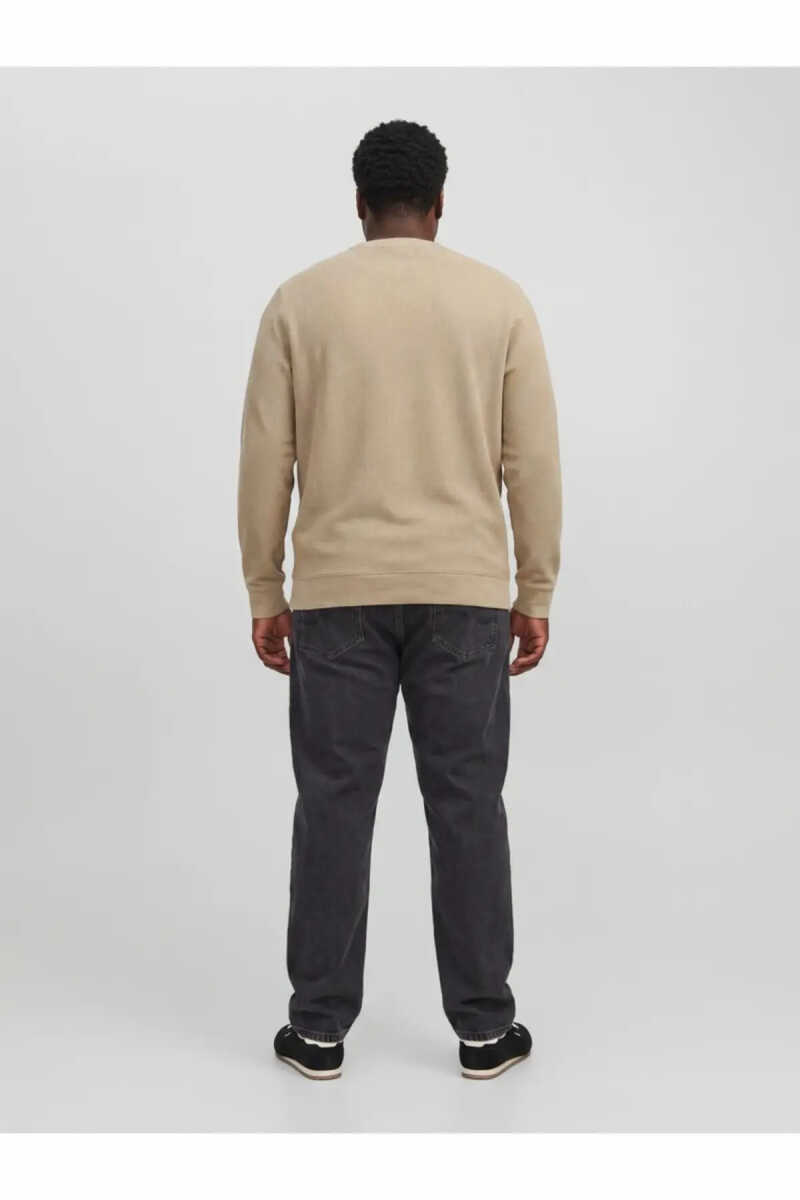 Jack Jones Blualves Strure Büyük Beden Erkek Sweat 12303454 - 5