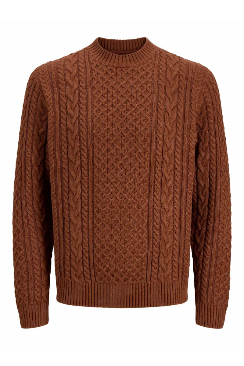 Jack Jones Blucallum Cable Regular Fit Erkek Kazak 12299945 - 1
