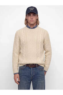 Jack Jones Blucallum Cable Regular Fit Erkek Kazak 12299945 