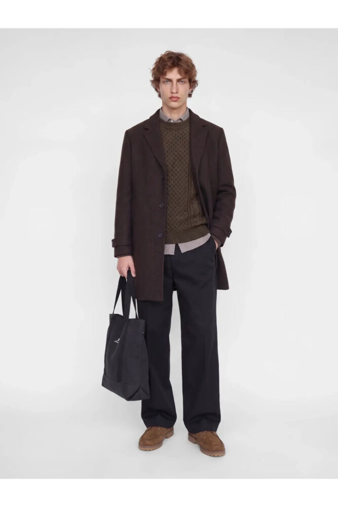 Jack Jones Blucallum Cable Regular Fit Erkek Kazak 12299945 (1)