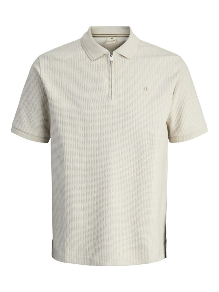 Jack Jones Bluceron Regular Fit Fermuarlı Erkek Polo Yaka Tişört 12284397 (1)