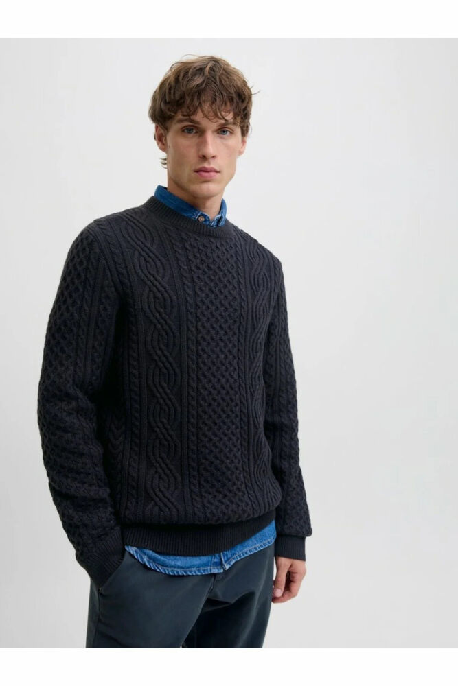 Jack Jones Blusean Regular Fit Erkek Kazak 12283486 (1)