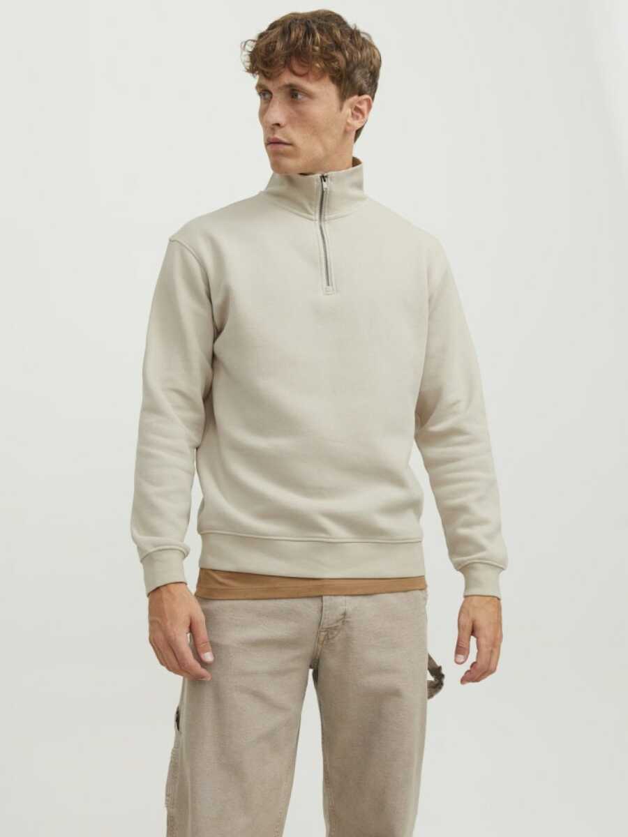 Jack Jones Bradley Fermuarlı Yaka Relax Fit Erkek Sweat 12250747 - 1