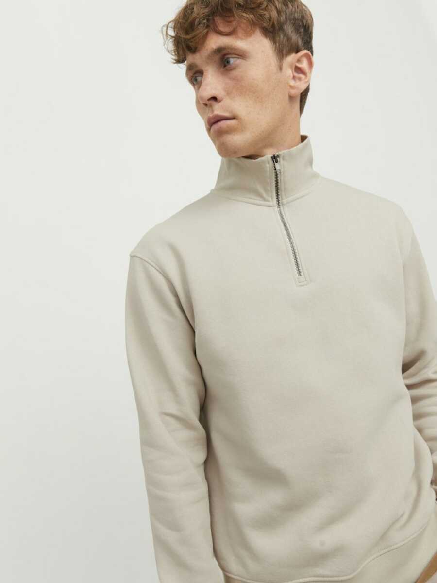 Jack Jones Bradley Fermuarlı Yaka Relax Fit Erkek Sweat 12250747 - 3