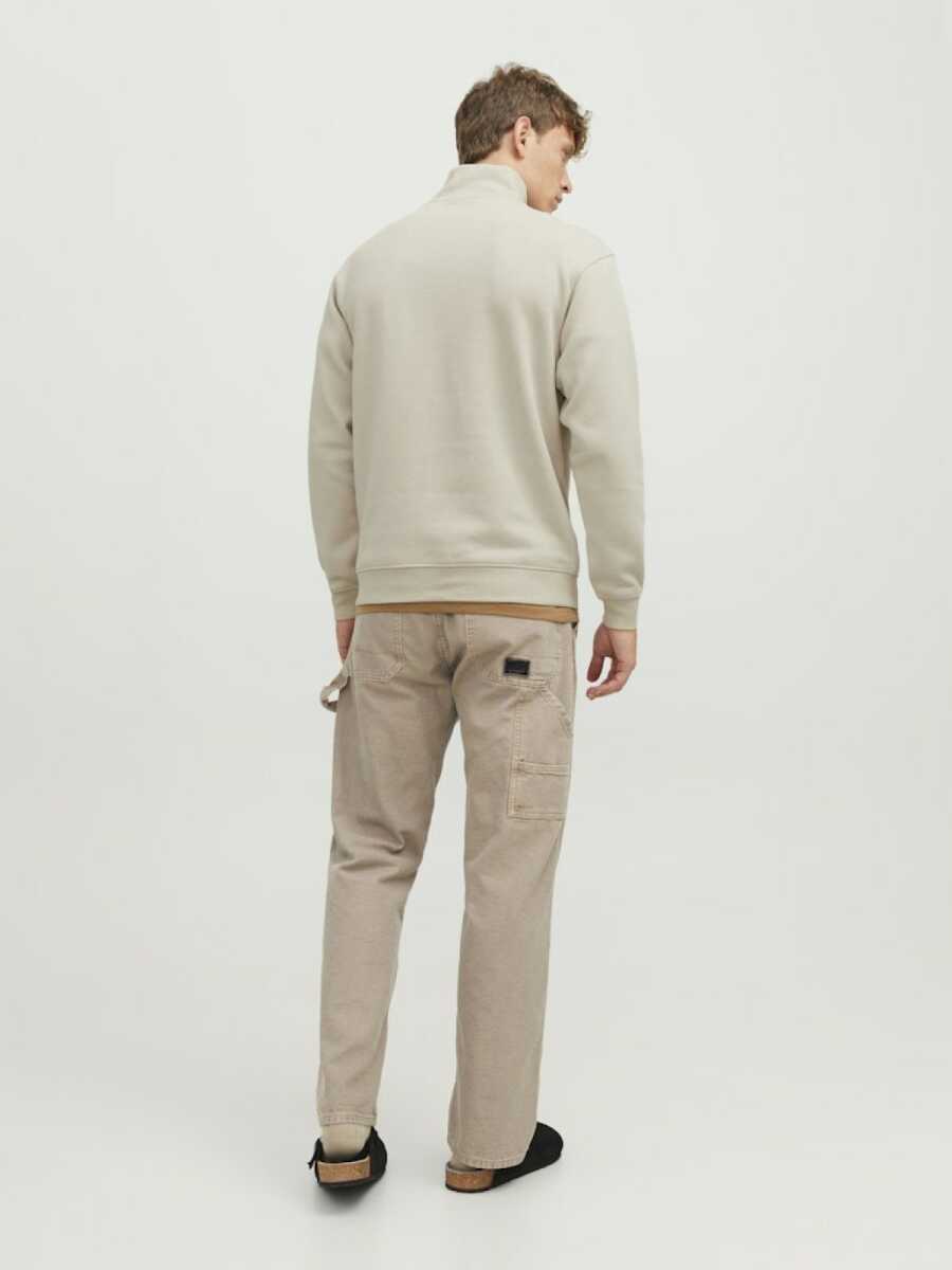 Jack Jones Bradley Fermuarlı Yaka Relax Fit Erkek Sweat 12250747 - 4