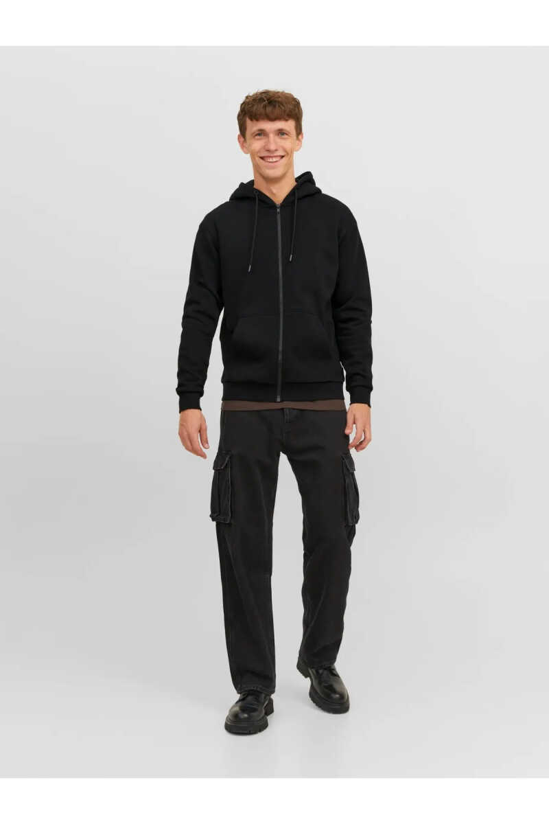 Jack Jones Bradley Relaxed Fit Fermuarlı Kapüşonlu Erkek Sweat 12249342 - 2