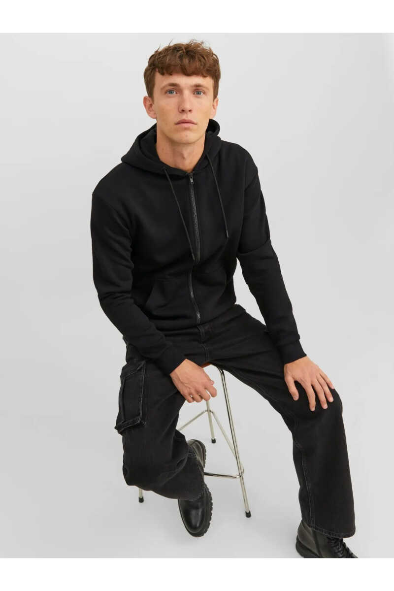 Jack Jones Bradley Relaxed Fit Fermuarlı Kapüşonlu Erkek Sweat 12249342 - 3