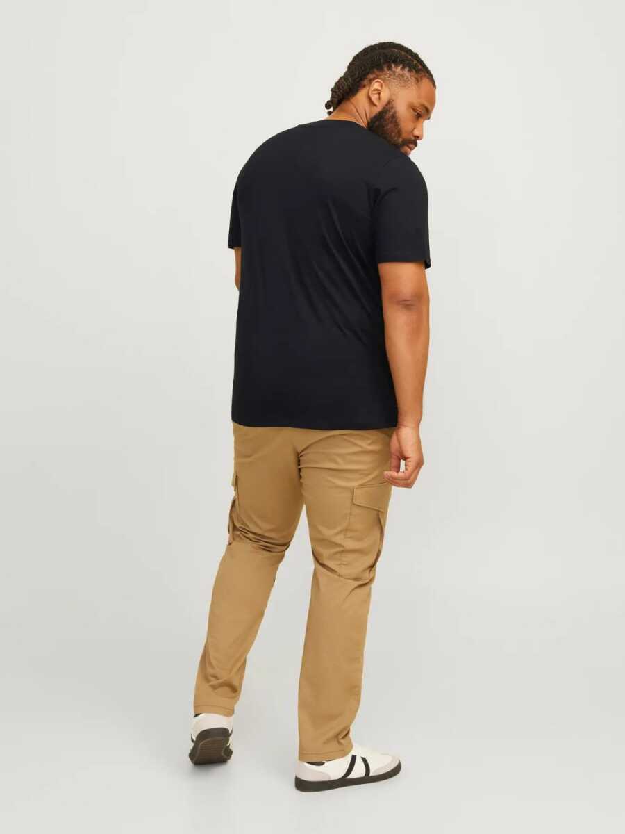 Jack Jones Caleb Varsıty Büyük Beden Erkek Tişört 12258871 - 4
