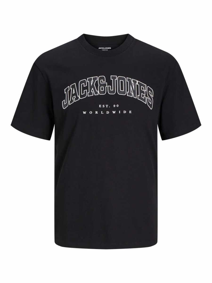 Jack Jones Caleb Varsıty Büyük Beden Erkek Tişört 12258871 - 5