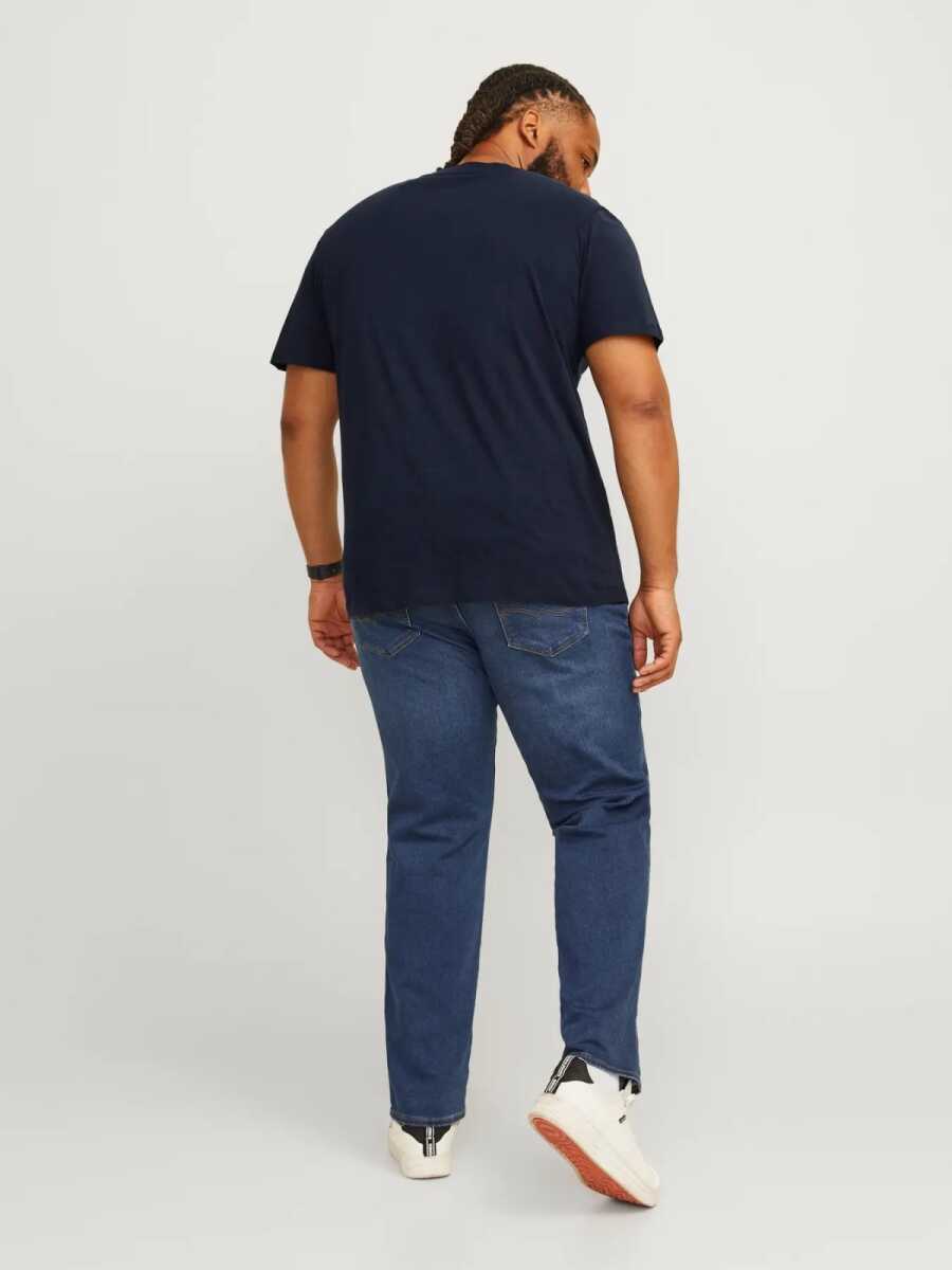 Jack Jones Caleb Varsıty Büyük Beden Erkek Tişört 12258871 - 4
