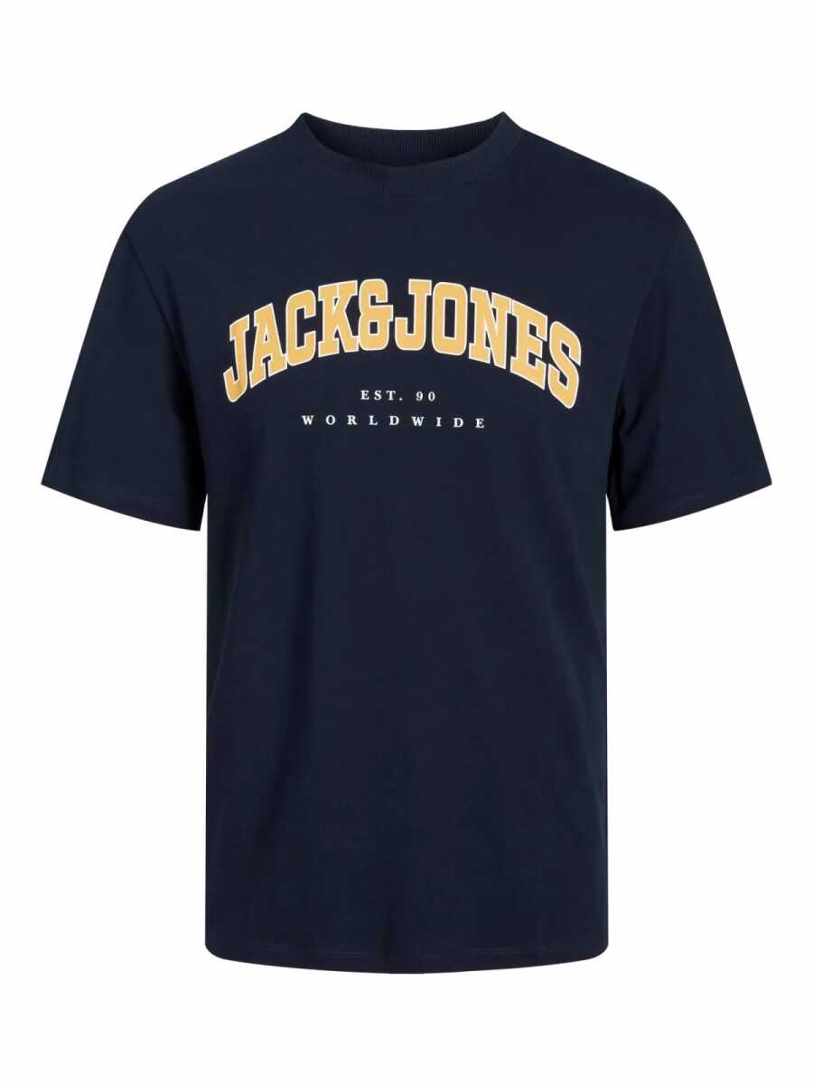 Jack Jones Caleb Varsıty Büyük Beden Erkek Tişört 12258871 - 5